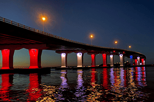 OCNJ Bridge lights